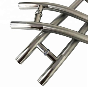 Trang Trí Phụ Kiện Cửa <span class=keywords><strong>S</strong></span> Shape Rắn Rỗng Bằng Thép Không Gỉ 304 Tay Nắm Cửa - Product Image 2