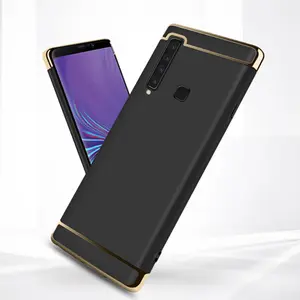 Slim 3 en 1 Marco galvanizado esmerilado duro PC funda de teléfono para <span class=keywords><strong>Samsung</strong></span> <span class=keywords><strong>Galaxy</strong></span> a05s a05 F34 <span class=keywords><strong>f54</strong></span> A9 2018 ultra delgado contraportada - Product Image 1