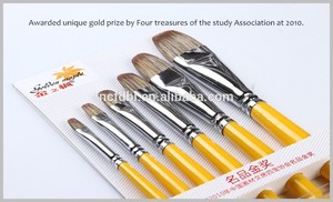 professionnel brosses de peinture acrylique manche en bois pour la vente - Product Image 2