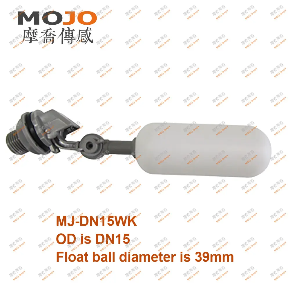 MJ-DN15WK(1/2 '') válvula de bola de flotador de plástico de tanque de agua pequeño