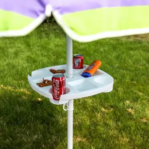 Porte-boisson en plastique, parapluie de plage Portable, Table, 1 pièce