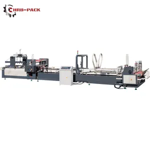 High Speed Automatic Carton Folder Gluer Machine for Lock-bottom Paper Box Prefolding Folder Gluer