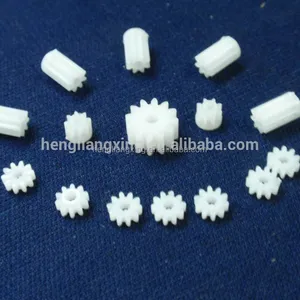 Small plastic motor gear with various teeth for DC motor