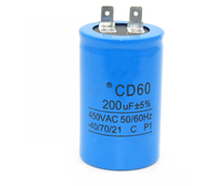 Condensador de Arranque para Motor cd60 250uf 250V 330v 25/70/21