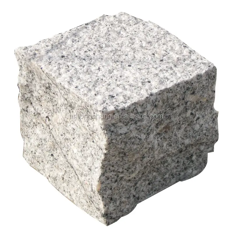 शेडोंग सस्ते ग्रे g341 ग्रेनाइट घन पत्थर फ़र्श