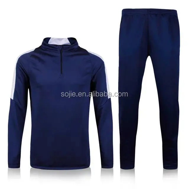 cheap tracksuit men winter training suit wholesale blank soccer jerseys