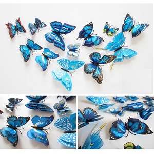 Ímãs de geladeira em forma de borboleta 3d, plástico colorido para vendas - Product Image 5