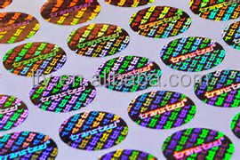 Hologramme de sécurité vide 3d autocollant nul sabotage lable - Product Image 3