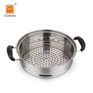 28cm Portable Multi-function Stainless Steel Food Display <strong>Steamer</strong> Pot 2 Layer Stainless Steel <strong>Steamer</strong> - Product Image 4