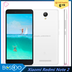 Original Xiaomi Redmi Nota 2 teléfono <span class=keywords><strong>celular</strong></span> MTK 2.0 Ghz Octa Core 64bit 5.5 ''2 + 16 GB 13.0MP Cámara 3060 mAh teléfono Móvil - Product Image 1