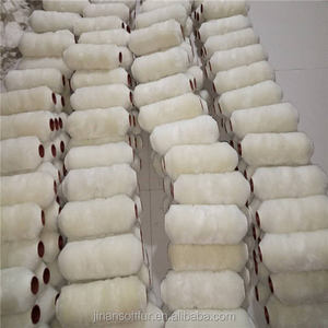 100% lana migliore rullo di vernice <span class=keywords><strong>per</strong></span> la <span class=keywords><strong>pittura</strong></span> morbido pennello strumenti di <span class=keywords><strong>pittura</strong></span> 16 20 25 32mm lana, 100% vera lana PP maniglia 4 ''-11'' - Product Image 5