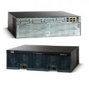 Gebruikt. -3945-VSEC/K9 3945 Series Integrated Services Router Voice Security Bundel Met PVDM3-64, Uc En Sec Licentie Pak