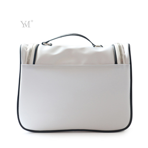 Sang Trọng Cao Tùy Chỉnh Trắng Túi Mỹ Phẩm Thời Trang Nhãn Hiệu Riêng Cá Nhân Trang Điểm Túi Mỹ Phẩm Zipper Pouch <span class=keywords><strong>Make</strong></span> <span class=keywords><strong>Up</strong></span> Túi Vệ Sinh Cá Nhân - Product Image 5