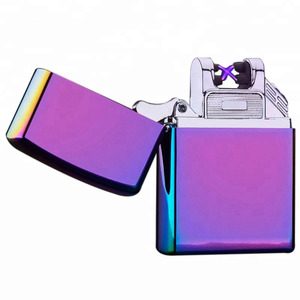 HL-217 double arc rechargeable usb lighter From China USB Dual Arc Lighter OEM Factory Fren Manufacturer