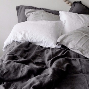 Organic Flax Linen Bed Sheets Comforter Sets Comfortable <strong>Bedding</strong> Sets Bed Linen - Product Image 2