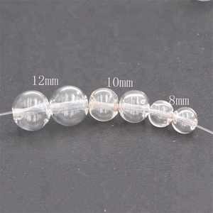 Perles de <span class=keywords><strong>verre</strong></span> creuses soufflées <span class=keywords><strong>à</strong></span> la main, Mini huiles essentielles, <span class=keywords><strong>boule</strong></span> de parfum, perles creuses <span class=keywords><strong>en</strong></span> <span class=keywords><strong>verre</strong></span> avec sténopé latéral pour les kits de colliers et de bracelets - Product Image 4