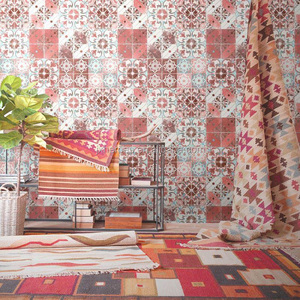 <span class=keywords><strong>Papier</strong></span> <span class=keywords><strong>peint</strong></span> bohème à motifs de <span class=keywords><strong>mosaïque</strong></span> pour cuisine et chambre à coucher - Product Image 3