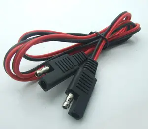 Steker Din 2 Pin 12V Amerika, Konektor Perumahan 2 Pin, Adaptor Steker 2 Pin