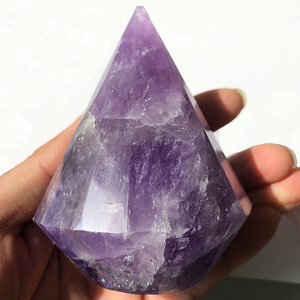 Gesneden natuurlijke dark purple amethyst quartz <span class=keywords><strong>crystal</strong></span> stenen extractoren voor healing <span class=keywords><strong>dropshipping</strong></span>
