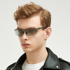 Lunettes de <span class=keywords><strong>soleil</strong></span> photochromiques pour hommes, polarisées, pour la conduite, changement de couleur selon jour et nuit, 2020 - Product Image 2