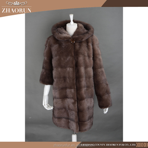 Venta caliente mujeres invierno ruso chaqueta visón <span class=keywords><strong>abrigo</strong></span> de piel de mujer - Product Image 4