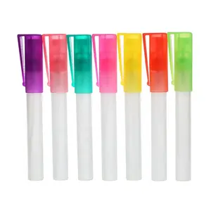 8ml pen type Reusable frosted glass sprayer bottle with cap for perfume