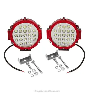 kingstar Super power round 7inch 63w round led working light 63watt led truck light for offroad trailers