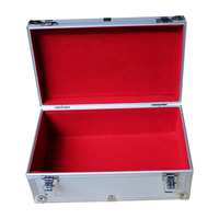 Grand boîtier de rangement en aluminium pour ensemble de mahjong