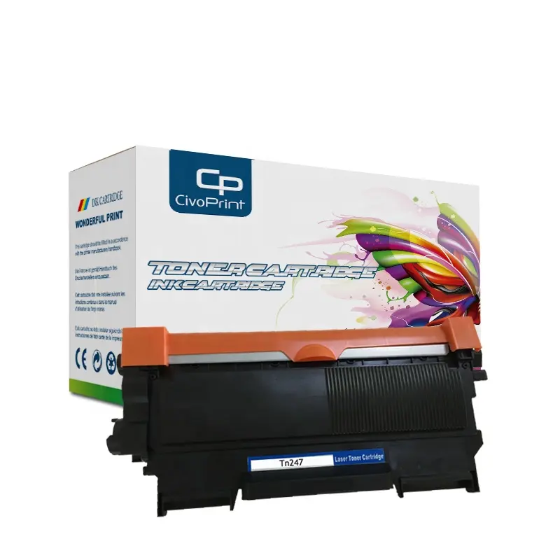 Civoprint TN247 TN227 TN237 TN253 Kartrid Toner Warna Kompatibel Hl-L3230Cdw Mhl-L3270Cdw Mfc-L3730 Warna Printer Laser