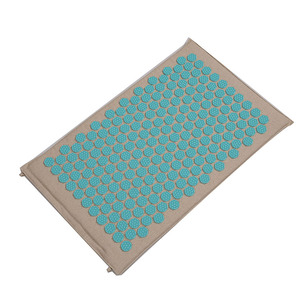 Sollievo dal dolore 100% cotone <span class=keywords><strong>naturale</strong></span> e copertura in lino imbottitura in fibra <span class=keywords><strong>di</strong></span> cocco tappetino <span class=keywords><strong>per</strong></span> digitopressione - Product Image 2