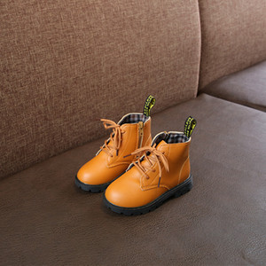 Bottines de neige pour garçon et fille, chaussures imperméables à lacets et fermeture latérale, pour enfants, petits et grands, nouvelle collection - Product Image 3