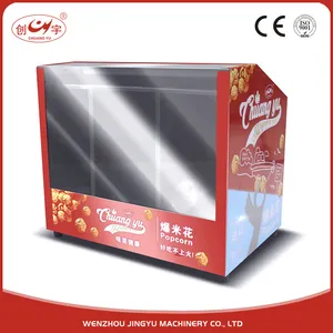 Chuangyu Alibaba Venta Sistema de Preservación Del Calor de Tipo Vertical Pantalla Comida Caliente Con Equipo De Cocina