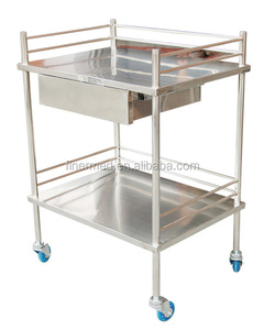 Seau médical mobile de coup de pied de chariot à acier inoxydable d'hôpital pour la salle d'opération - Product Image 2