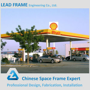 Tamaño modificado para requisitos <span class=keywords><strong>particulares</strong></span> de acero plano Truss techo prefabricada gasolinera - Product Image 3