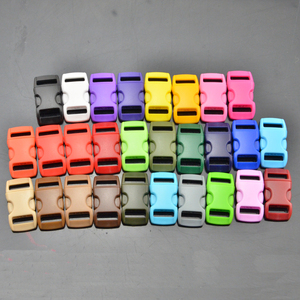 Hebilla de liberación lateral de plástico de 3/<span class=keywords><strong>8</strong></span> pulgadas en varios colores para exteriores, supervivencia, moda, pulseras de paracord y uso con peso. - Product Image 4