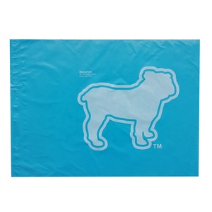 <span class=keywords><strong>38</strong></span>*52cm Personnalisé bleu postale express en plastique poly mailer livraison express sacs avec logo blanc imprimé - Product Image 1