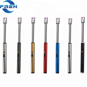 Encendedor de Metal Recargable por USB para Barbacoa, <span class=keywords><strong>Chimenea</strong></span> y <span class=keywords><strong>Velas</strong></span>, con Impresión de Logotipo Personalizado, 7 Colores, Certificado CE, Muestra Gratis - Product Image 4
