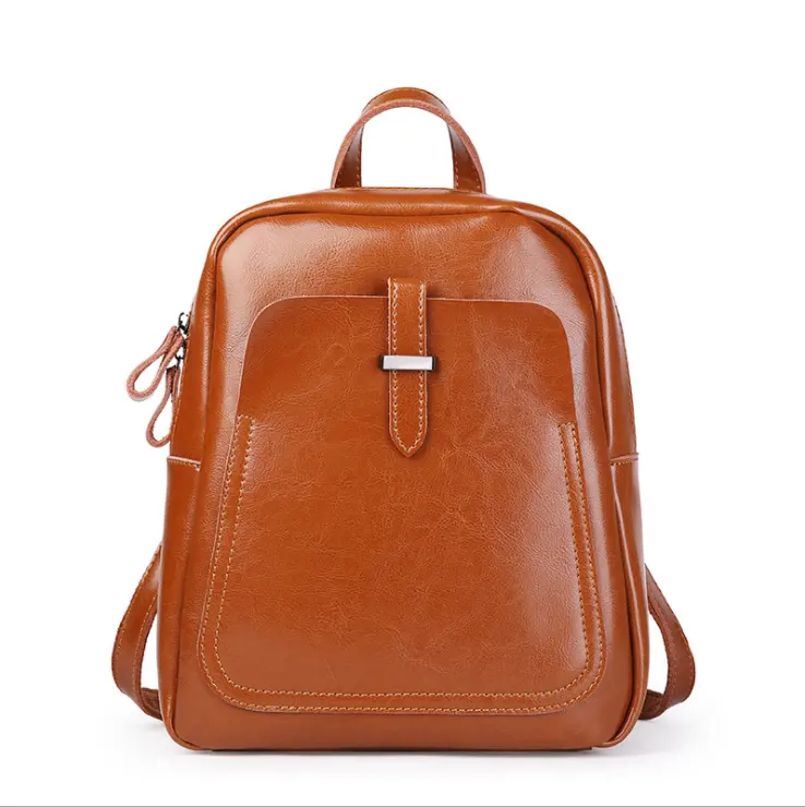 Genuine Leather Backpack Women 2022 Fashion Multifunctional Patent Leather Back Pack School Bags For Girls