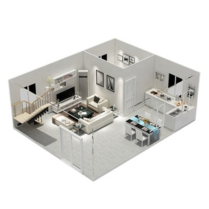 <span class=keywords><strong>Maison</strong></span> de conteneur plate à construction rapide, <span class=keywords><strong>maison</strong></span> de conteneur duplex pour salon, bureau dortoir - Product Image 3