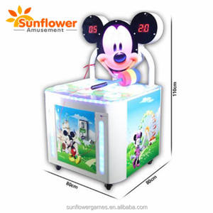 الصين ألعاب تعمل بالعملة تذكرة الفداء ضرب الضفدع لعبة الفأر مطرقة ماكينة لعبة الأركيد - Product Image 2