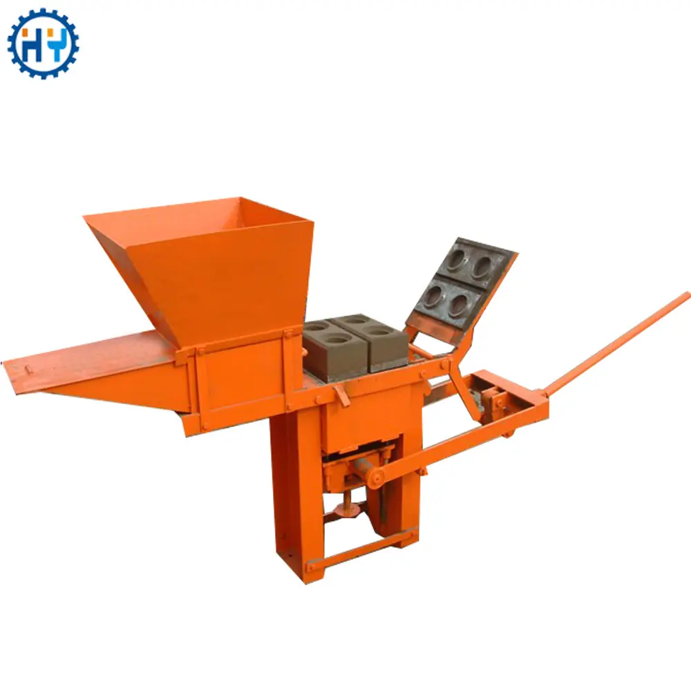 Hot sale manual interlock concrete brick machine