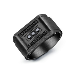 Custom Marlary Latest Fashion High End 316L Stainless Steel Jewelry <strong>Mens</strong> <strong>Black</strong> <strong>Ring</strong> Hip Hop <strong>Ring</strong> - Product Image 1