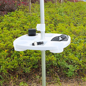 <span class=keywords><strong>Parasol</strong></span> de plage rond en plastique <span class=keywords><strong>avec</strong></span> <span class=keywords><strong>table</strong></span> intégrée pour extérieur, <span class=keywords><strong>jardin</strong></span>, piscine, au design moderne - Product Image 4