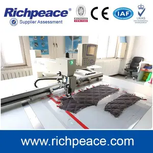 Richpeace tốt nhất thương hiệu kép màu tự động máy may quần jean, mũ, găng tay