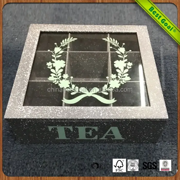Caja de té barata hecha a mano de la venta caliente del té
