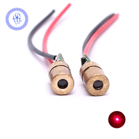 Mini Module de diodes Laser rouge Dot, 6mm 3V 5V 5mw 650nm, 2 pièces