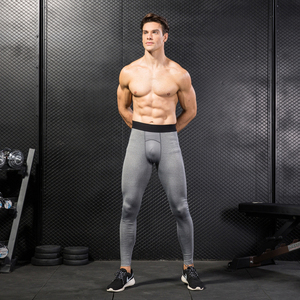 <span class=keywords><strong>Legging</strong></span> <span class=keywords><strong>de</strong></span> <span class=keywords><strong>sport</strong></span> moulant élastique à séchage rapide pour homme - Product Image 6