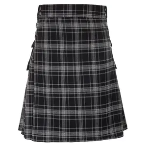 SD Mens Stylish Scotland Scottish National Tartan Utility Kilt Skirt SL000032