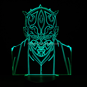 Ilusión mágica luz 3d visión nocturna Millennium Falcon 3d llevó la lámpara - Product Image 2