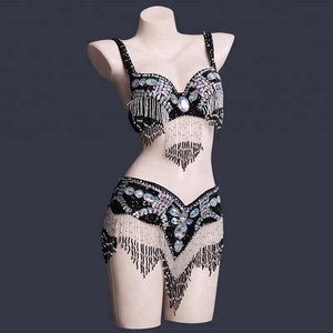 Arabic Belly Dance Bra and Belt - Women's Stage Set 2025